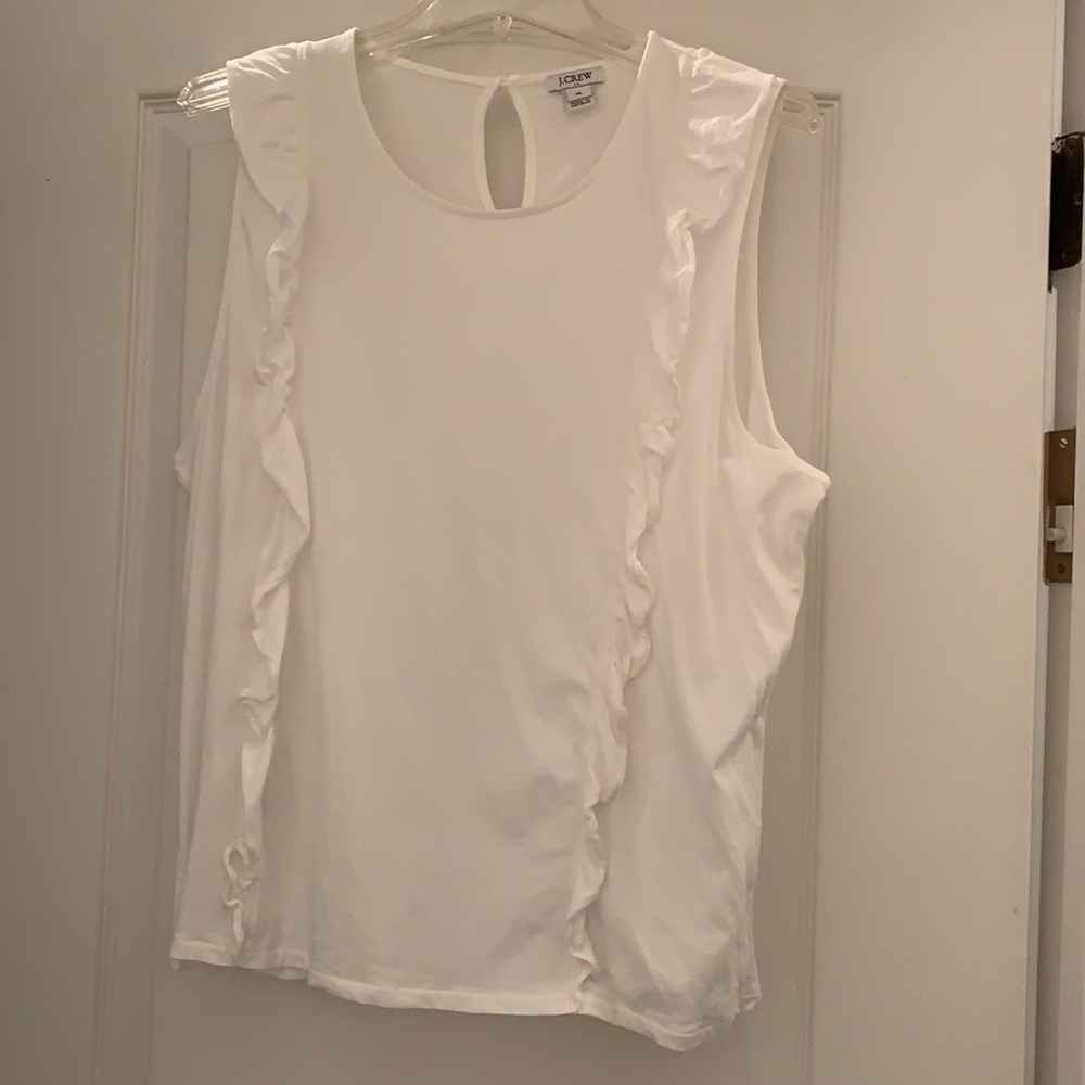 NWOT Jcrew Ruffle Tank | XL - Picture 5 of 7